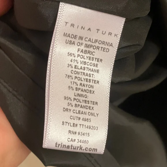 Sleeveless Dress, Chevron Sheila — By Trina Turk, Size Medium - Picture 8 of 15